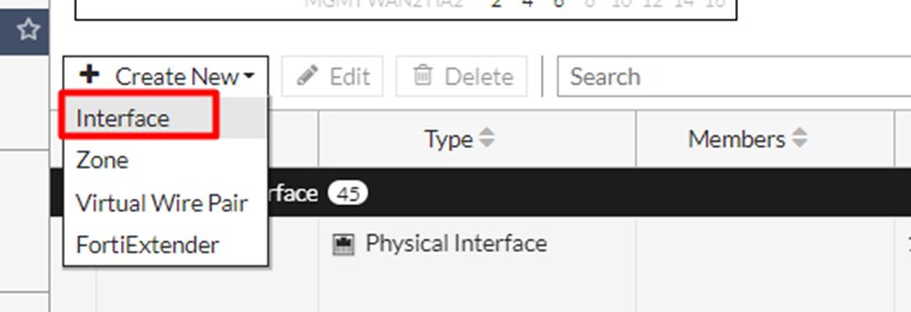 fortigate vlan configuration