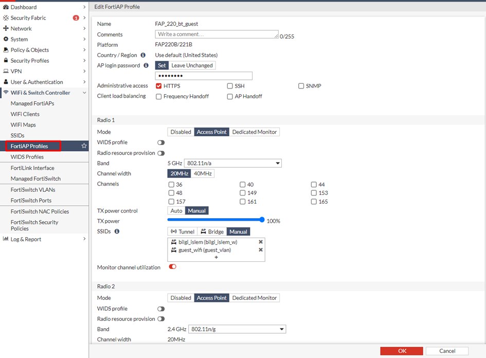 FortiAP Profiles