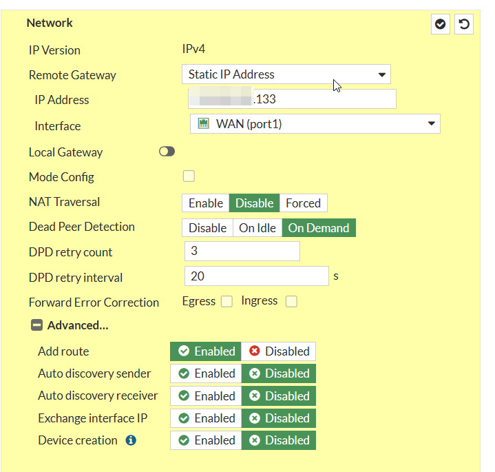 Fortigate Ipsec Tunnel 