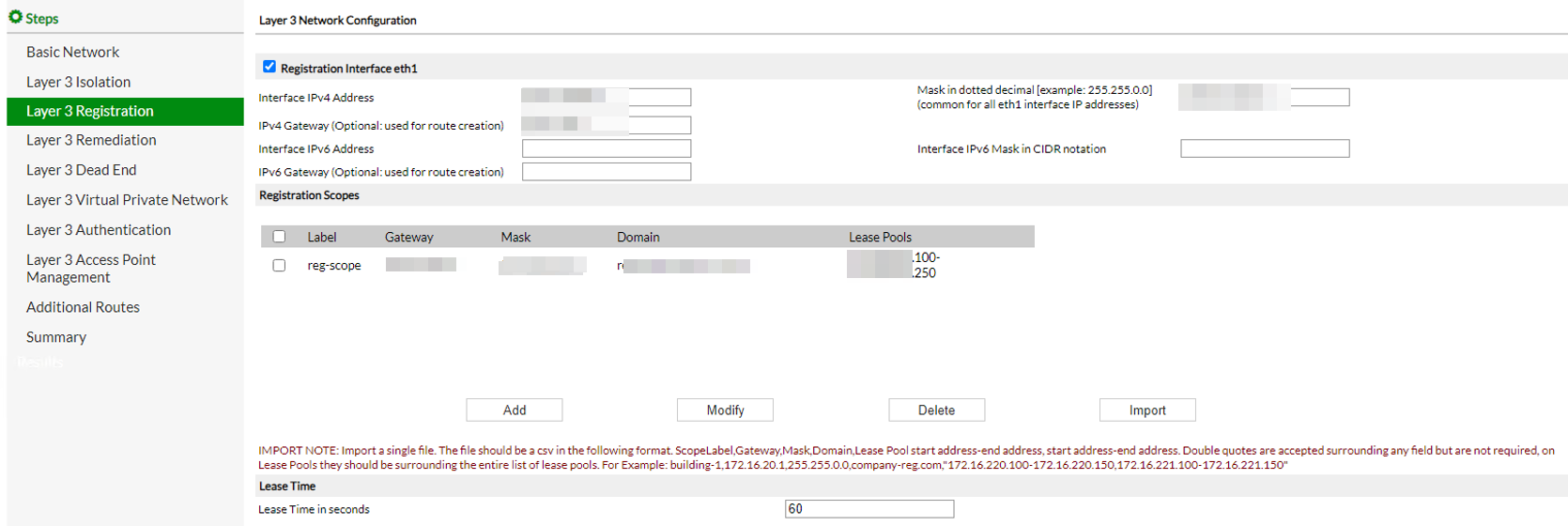 Layer 3 Registration