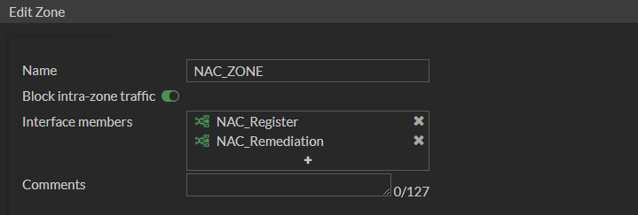 NAC Zone