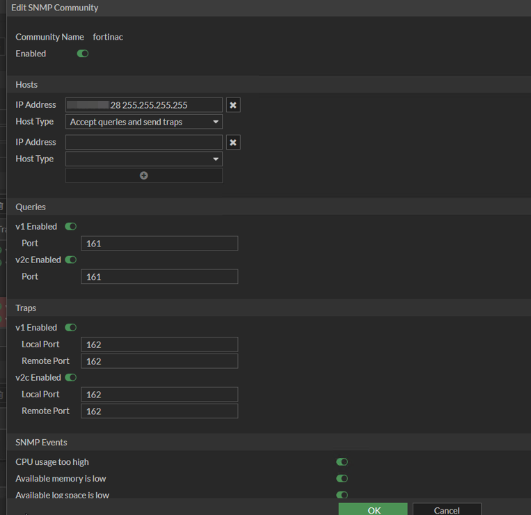 firewall snmp
