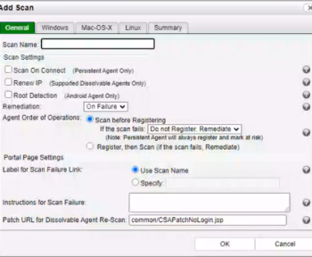 General Scan Profile